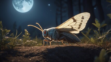 milo the moonlight moth a moth who helps guide lost tr cinematic concept art