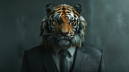 Poster - Tiger in a Suit