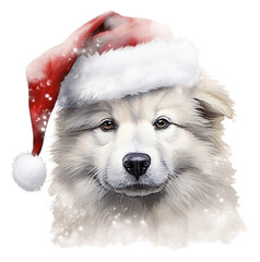 Poster - PNG Christmas animal image mammal pet dog.