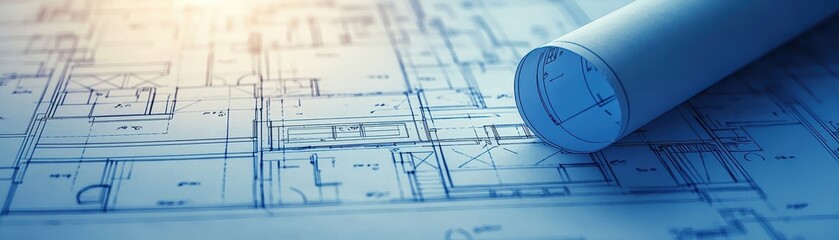 Blue print floor plan