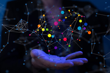 Poster -  people network structure HR - Human resources management and recruitment