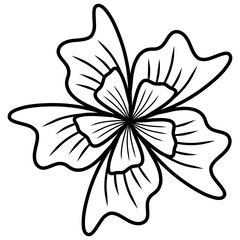 Sticker - lily flower