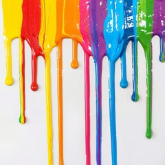 Canvas Print - Colorful Paint Dripping