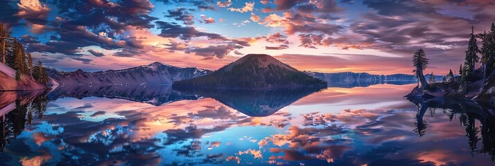  landscape photo crater lake national park