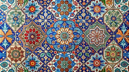 Sticker - Immerse Yourself in the Rich Hues and Intricate Designs of Turkish Heritage  Generative AI