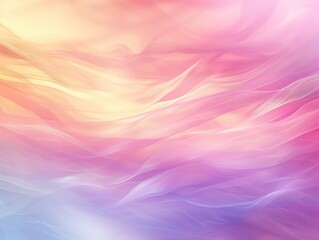 Poster - A vibrant abstract blend of pastel colors creating a soothing and dreamy atmosphere, perfect for backgrounds or artistic projects.