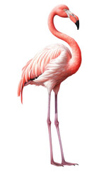 Wall Mural - PNG Flamingo animal bird wildlife.