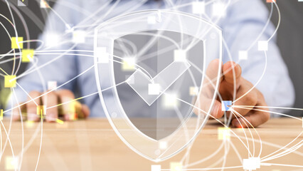 security data code digital in hand
