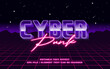 © woophy18 - 3D cyber punk text effect. editable text style with sci-fi and neon glow light theme