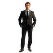 © nsit0108 - Businessman standing with his hands in his pockets, looking serious and confident