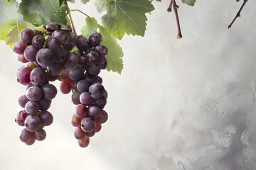 grapes on vine