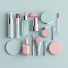 Wall Mural - make up set