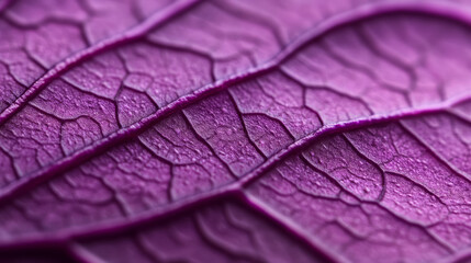 Sticker - Close-up of vibrant purple cabbage leaf texture, ideal for healthy eating concept or organic food promotions