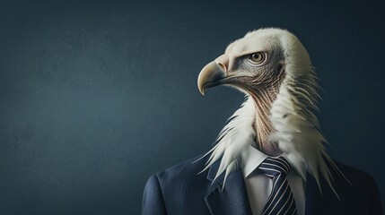 Poster - Vulture in a Suit - A Bird's Eye View of Business