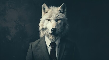 Poster - Wolf in Suit