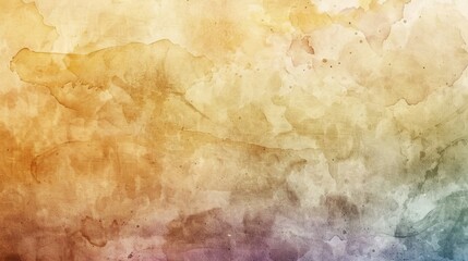 Wall Mural - Abstract watercolor blend with warm and cool hues.