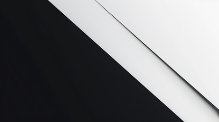 Aufkleber - Black and white background abstract geometric pattern copy space presentation design contrast minimal business concept