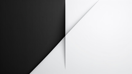 Aufkleber - Abstract background black and white contrast minimal geometry simple modern shape design graphic element concept