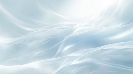 Poster - abstract light blue background with flowing lines elegance and serenity concept suitable for wellnes