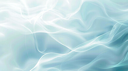 Poster - abstract blue white background light elegant wave lines motion blur smooth texture art backdrop desi