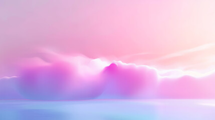 Poster - pink blue abstract gradient background smooth elegant background pastel ombre texture dream soft col