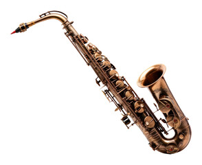 Canvas Print - PNG Saxophone white background saxophonist performance.