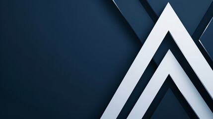 Aufkleber - Abstract background dark blue white shapes design minimal modern geometry graphic business concept