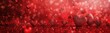 © SKIMP Art - A red background with many hearts of various sizes and shades, creating an enchanting Valentine's Day backdrop Generative AI