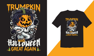 Halloween vector art, T-shirt Design October 31 t-shirt design template.