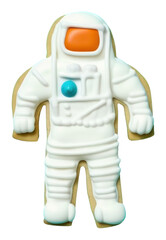 Wall Mural - PNG Astronaut cookie toy representation.