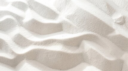 Poster - White Sand Dunes Abstract Texture