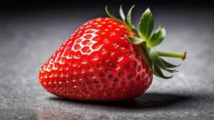 Strawberry photo, high resolution strawberry photo, strawberry, close up strawberry on a monochrome background