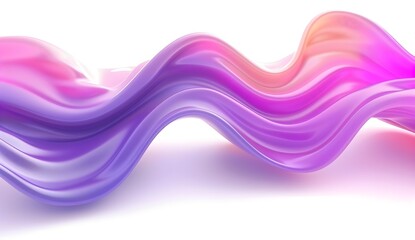 Wall Mural - Abstract Pink and Purple Wave Background