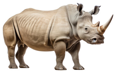 Sticker - PNG Wildlife animal mammal rhinoceros.