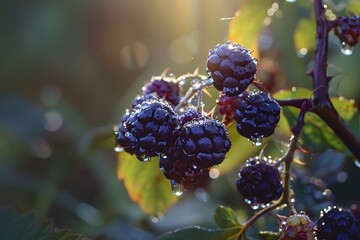 Poster - grapes on vine