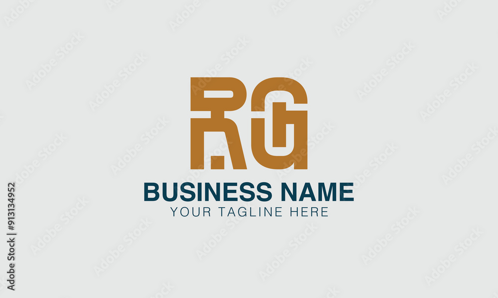 Rg Initials Basic RG R rg initial logo | initial based abstract modern minimal creative ...