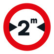 © Cintia - RESTRICTION SIGNS, R-204 - Width limitation