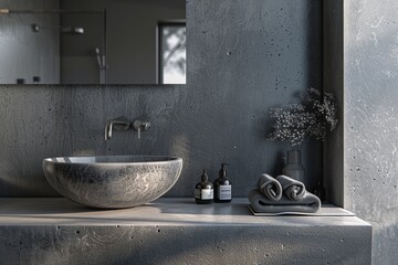 Wall Mural - bathroom sink and faucet