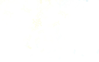 Poster - Light Blue, Yellow vector texture with artificial intelligence concept.
