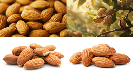 Poster - nuts and almonds