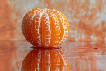 Wall Mural - orange in water