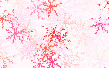 Wall Mural - light pink vector backdrop with memphis shapes.