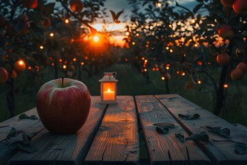 Wall Mural - halloween background with pumpkin