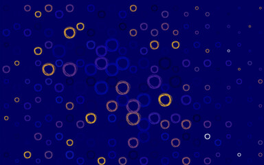 Poster - Light Blue, Red vector template with circles.