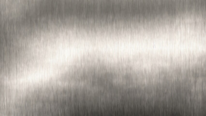 Wall Mural - Stainless steel texture with shine. Silver steel background. Metal