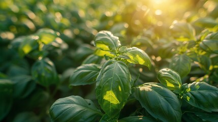 Poster - Close Up of a Green Leafy Plant