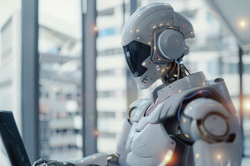 Poster - Exploring the Future of Technology as a Robot Assists Humans With Creative Tasks in a Modern Workspace