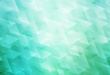 Wall Mural - light green vector texture in rectangular style.