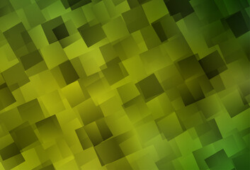 Poster - Light Green, Yellow vector texture in rectangular style.
