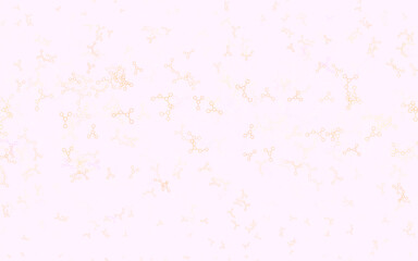 Poster - Light Pink, Yellow vector texture with artificial intelligence concept.
